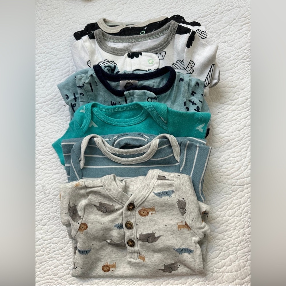 Bundle of Baby Boy Variety Onesies